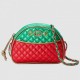 Green/Red Leather Mini Bag
