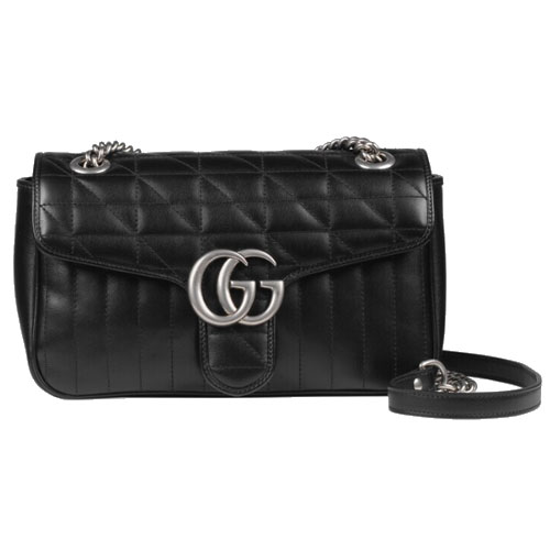 GG Marmont small shoulder bag Black