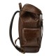 Crocodile backpack with Double G brown