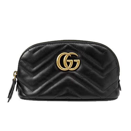 GG Marmont cosmetic case black